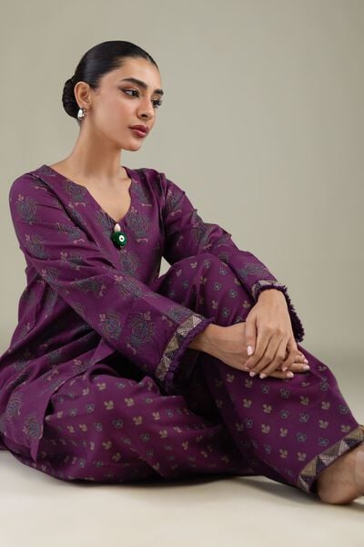 Printed | Textured Weave | Short Printed Kurta | AED 130.00