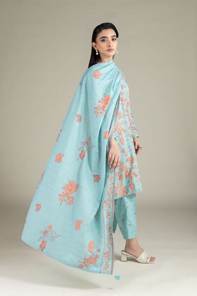 Printed | Textured Cotton | Dupatta | AED 70.00