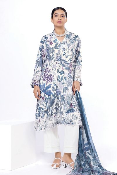 Embroidered | Cambric | Fabrics 3 Piece | AED 100.00