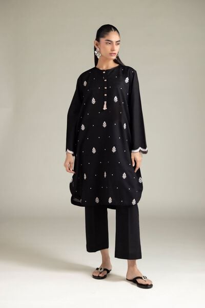 Embroidered | Textured Cotton | Kurta | AED 150.00