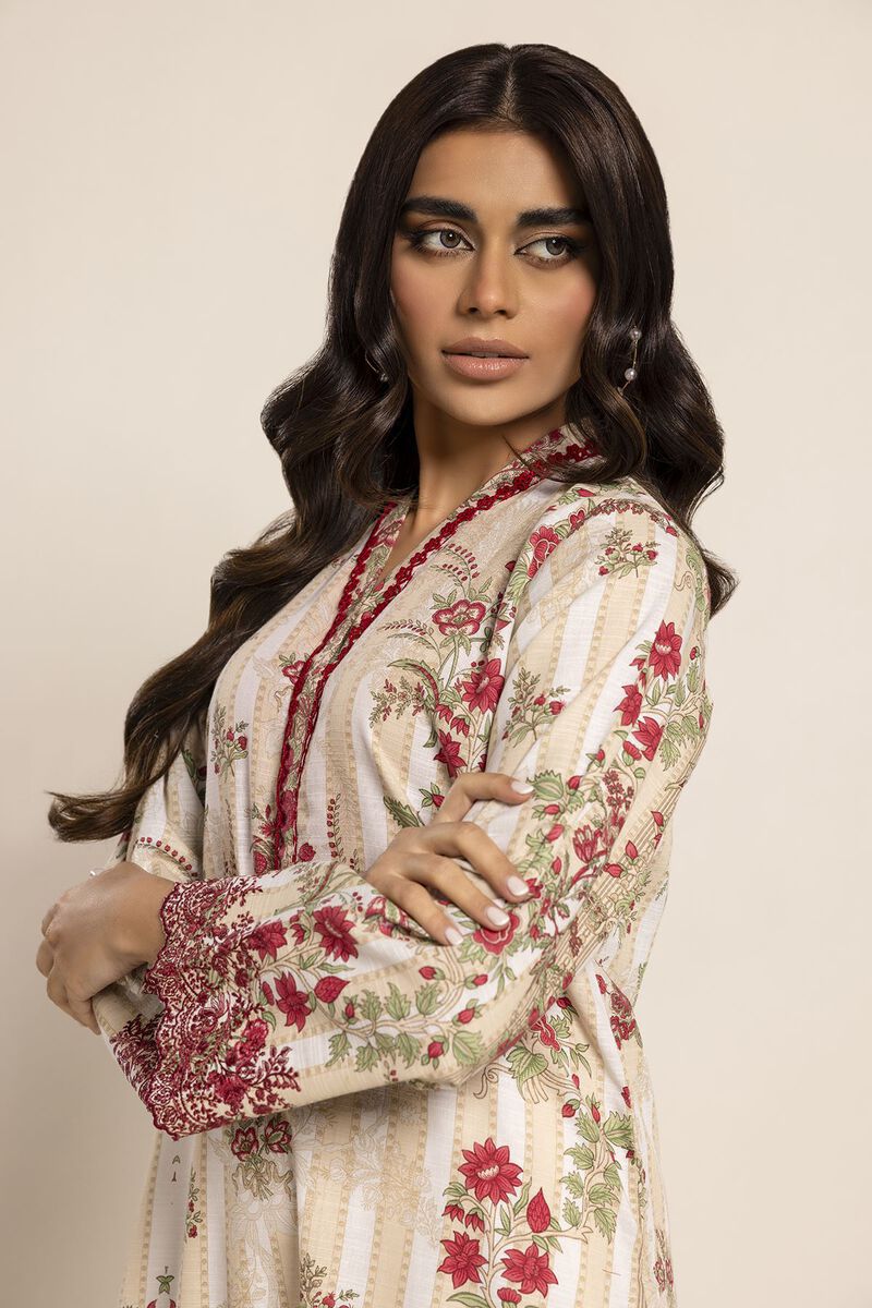 Slub Crosshatch | Embroidered | Fabrics 2 Piece | Top Bottoms | null
