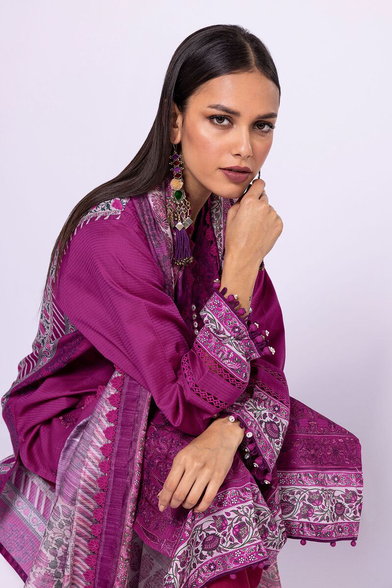 Embroidered | Diamond Dobby | Fabrics 3 Piece | null