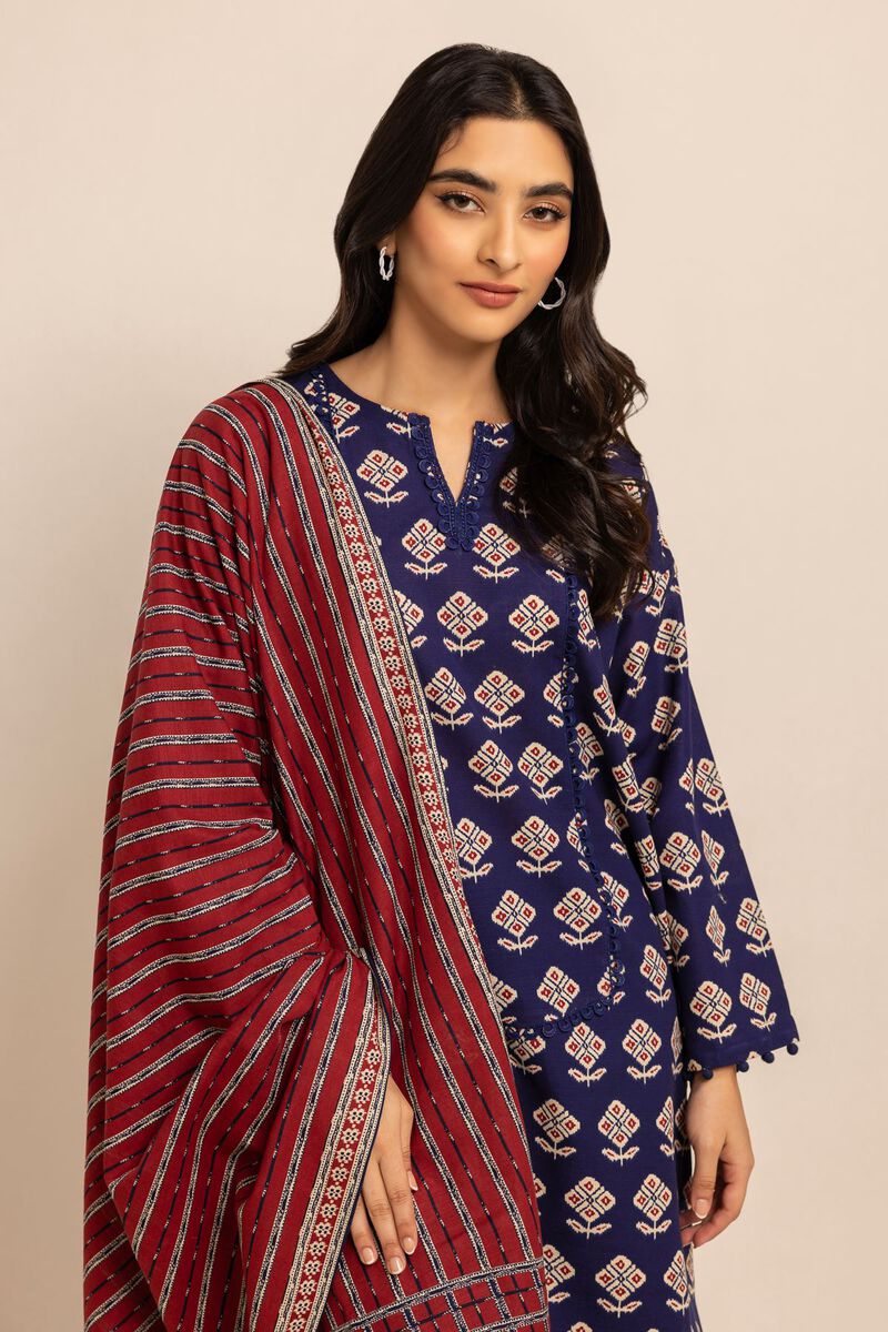 Printed | Light Khaddar | Fabrics 3 Piece | null