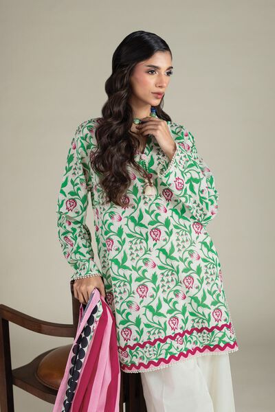 Printed | Cambric | Fabrics 3 Piece | AED 150.00