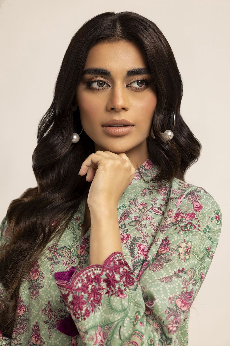 Slub Crosshatch | Embroidered | Fabrics 2 Piece | Top Bottoms | null