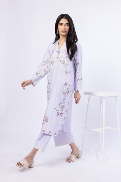 Embroidered | Raw Silk | Pants | AED 50.00