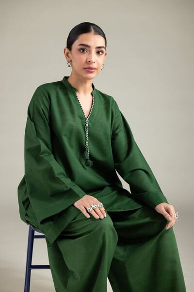 Dyed | Textured Cotton | Kurta | AED 100.00