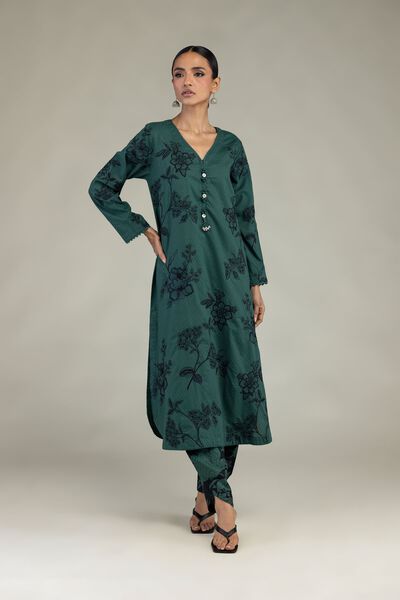 Embroidered | Cotton Dobby | Cotton Dobby Shalwar | AED 130.00