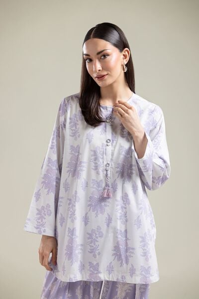 Printed | Cotton Viscose | Short Cotton Kurta | AED 130.00