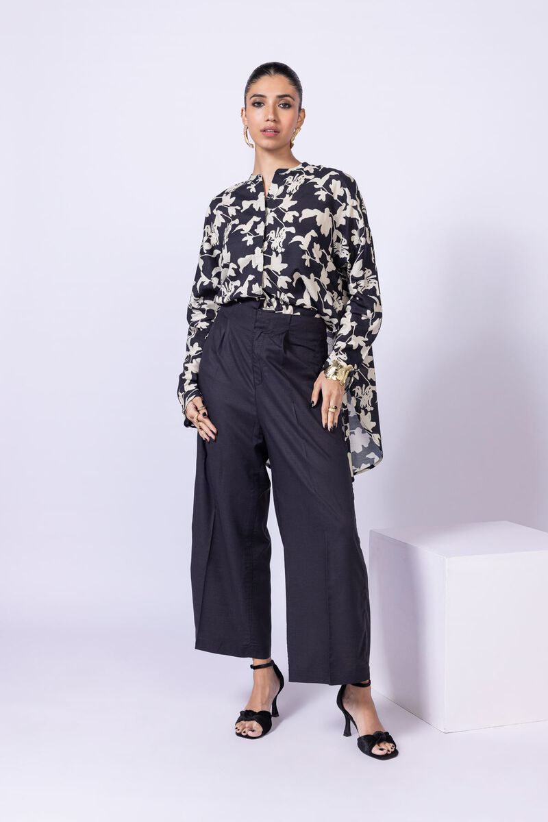 Dyed | Dull Raw Silk | Trousers | AED 21.60