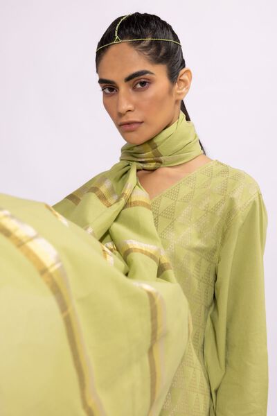 Dupatta, GREEN, hi-res