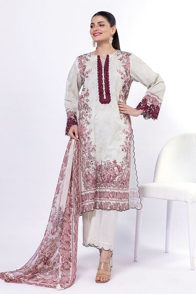 Embroidered | Cambric | Fabrics 3 Piece | AED 180.00