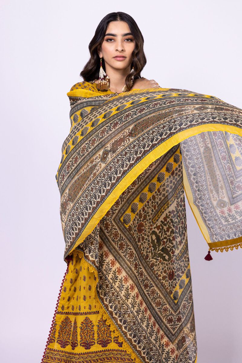 Embroidered | Diamond Dobby | Fabrics 3 Piece | null