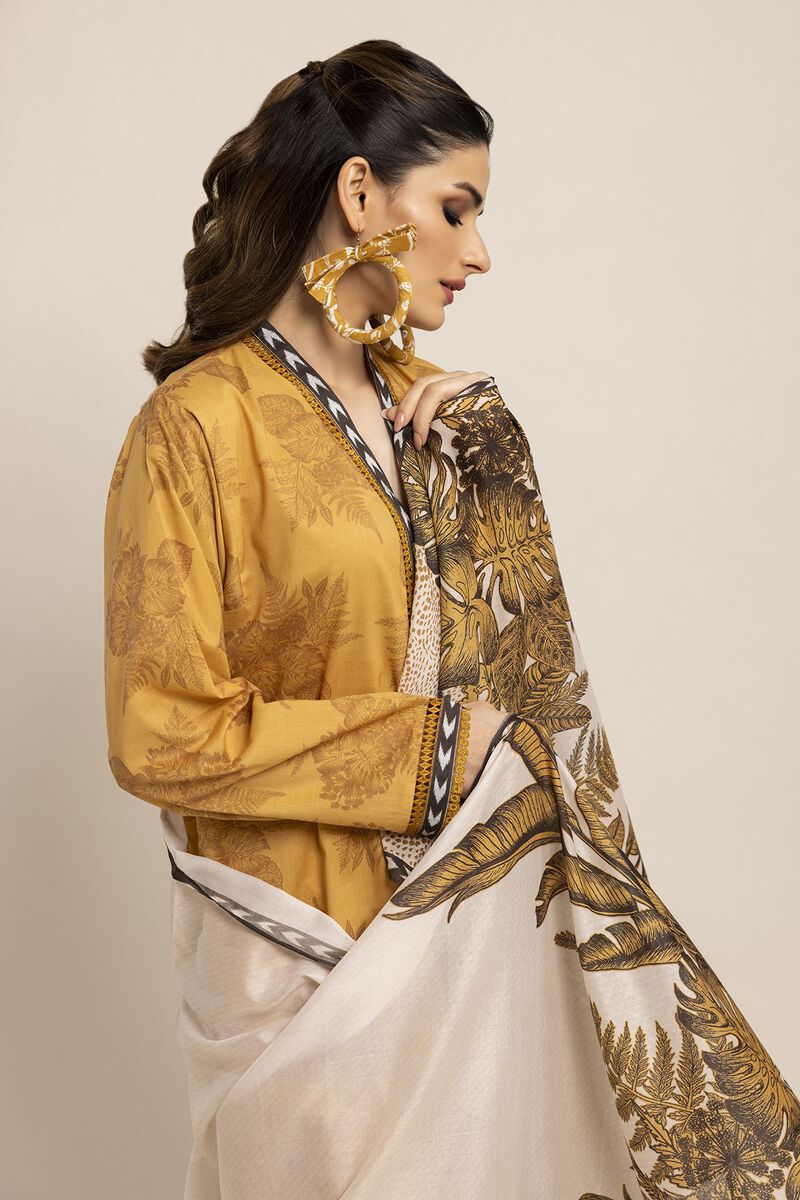 Printed | Cambric | Fabrics 3 Piece | null