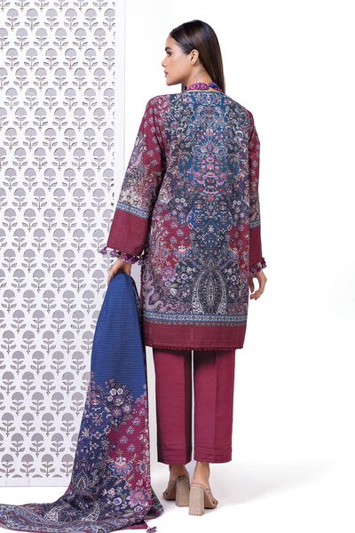 Light khaddar Messuri | Printed | Fabrics 3 Piece | AED 120.00