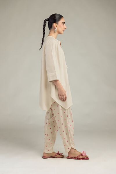 Embroidered | Textured Cotton Viscose | Cotton Viscose Shalwar | AED 130.00