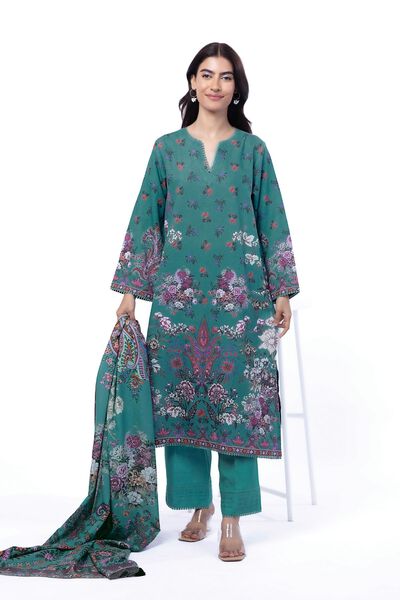 Printed | Karandi | Tailored 3 Piece | AED 200.00