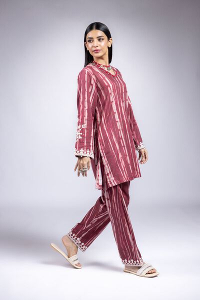 Embroidered | Dobby | Pants | AED 80.00