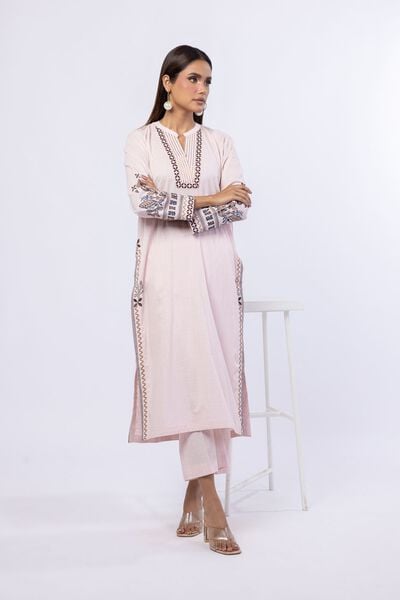Dyed | Crosshatch Poplin | Pants | AED 60.00