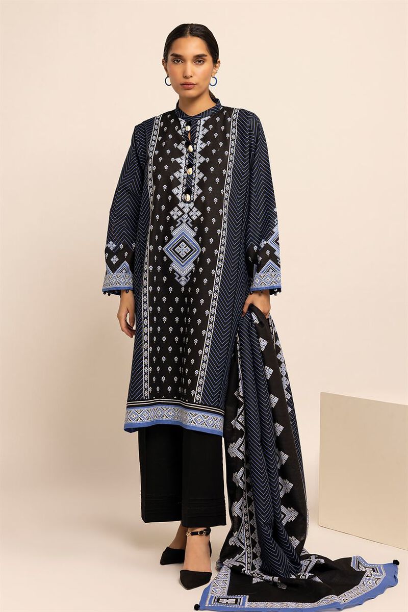 Printed | Light Khaddar | Fabrics 3 Piece | null