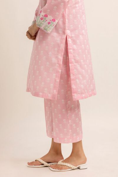 Narrow Culottes, PINK, hi-res