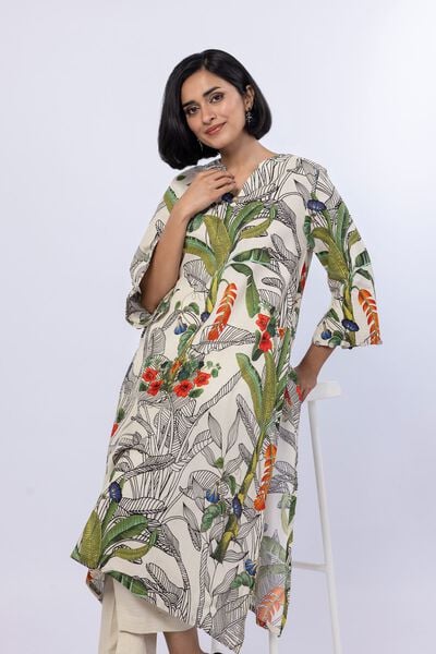 Printed | Cotton Dobby | Kurta | AED 100.00