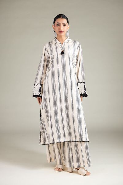 Embroidered | Cotton Viscose | Pants | AED 39.00