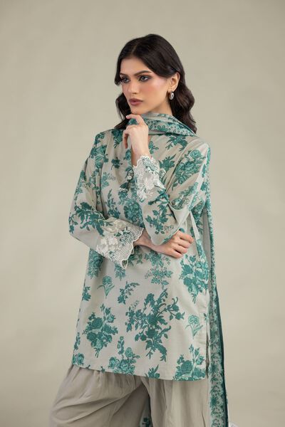 Embroidered | Lawn | Floral Lawn Dupatta | AED 130.00