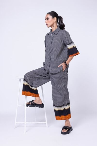 Printed | Ripple Crinkle | Trousers | AED 24.00