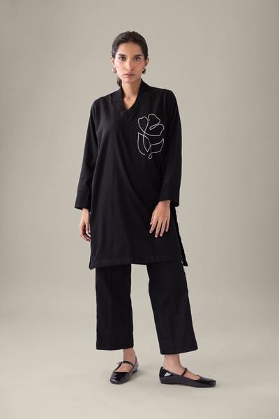 Dyed | Heavy Textured Cotton | Pants | AED 80.00