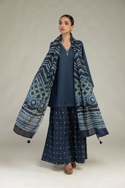 Textured Lawn | Embroidered | Textured Lawn Dupatta | AED 80.00