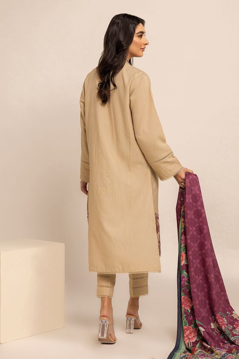 Embroidered | Karandi | Fabrics 3 Piece | null