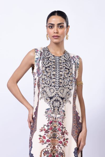 Embroidered | Thai Silk | Kurta | AED 78.00