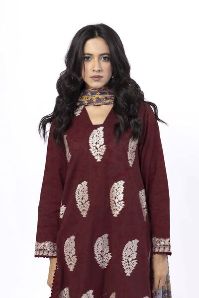 Embroidered | Cotton | Fabrics 3 Piece | AED 140.00