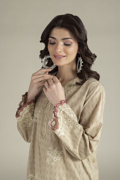 Embroidered | Cotton Dobby | Fabrics 2 Piece | AED 150.00