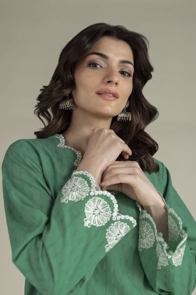 Embroidered | Cotton Dobby | Fabrics 2 Piece | AED 150.00