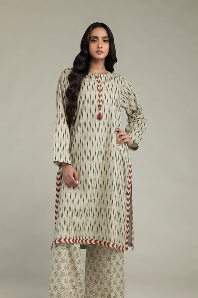 Printed | Cambric | Long Cambric Kurta | AED 150.00