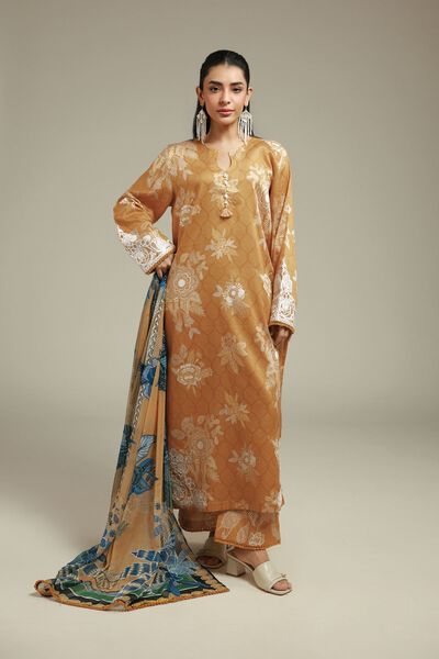 Embroidered | Satin | Fabrics 3 Piece | AED 200.00