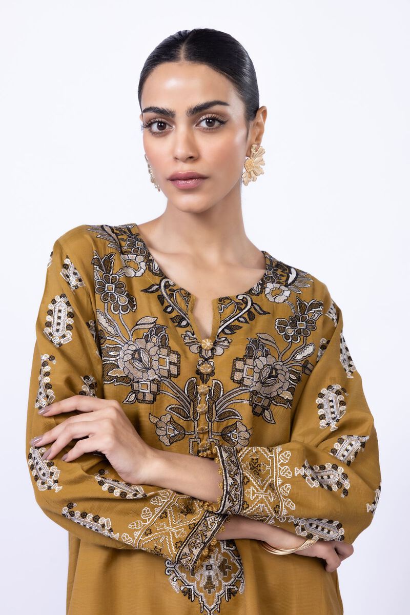 Embroidered | Thai Silk | Kurta | AED 78.00