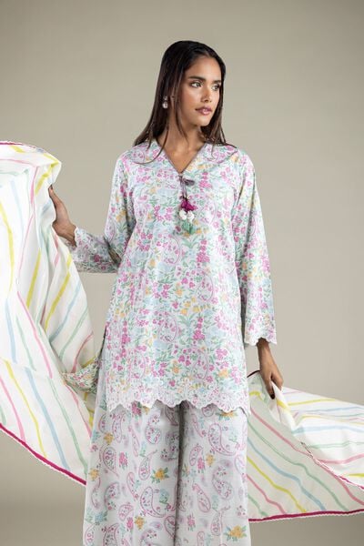 Embroidered | Textured Cotton | Kurta | AED 130.00