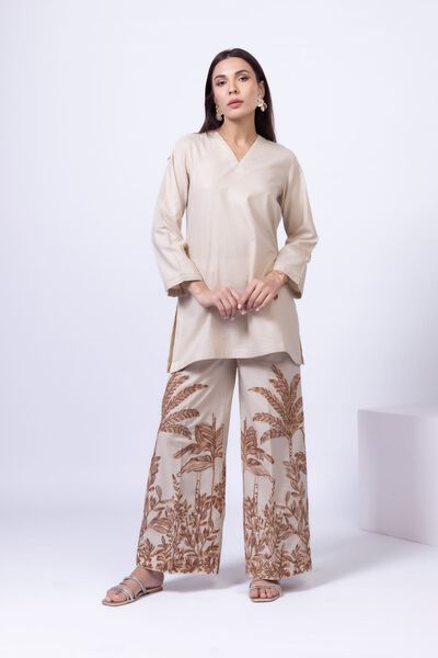 Embroidered | Dobby | Pants | AED 70.00