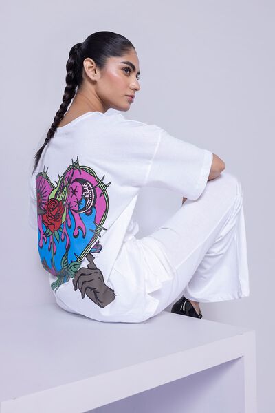Printed | Cotton Jersey | T-shirt | AED 14.40