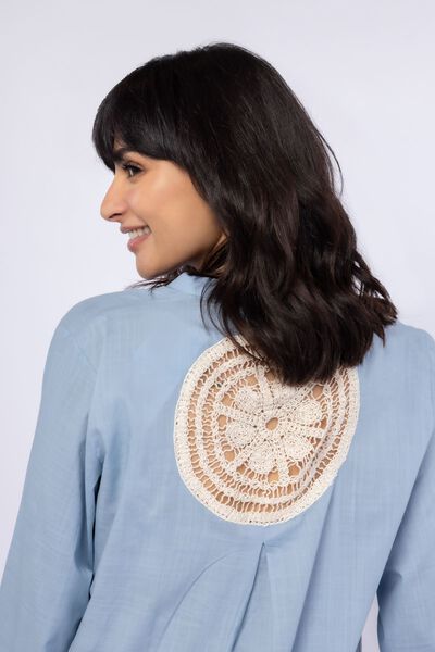 Embroidered | Crosshatch Poplin | Kurta | AED 120.00