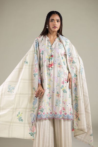 Embroidered | Textured Lawn | Dupatta | AED 80.00