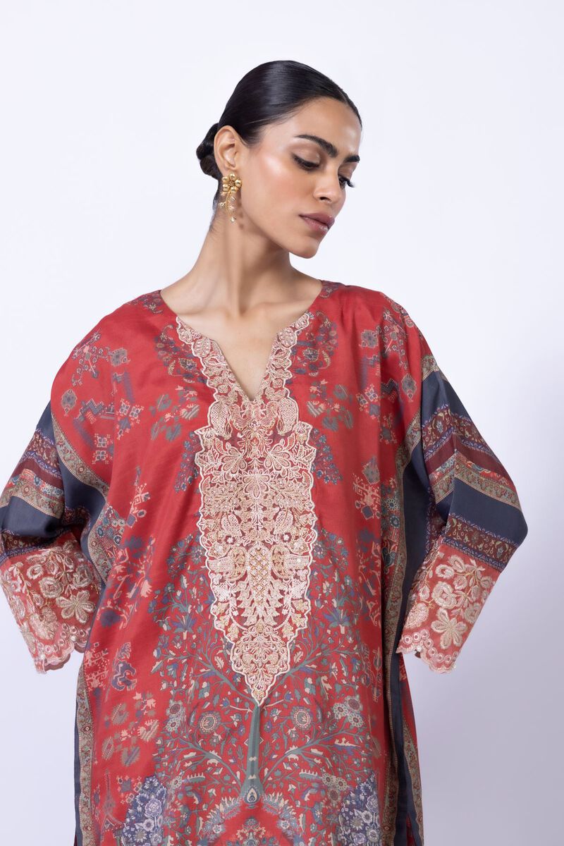 Embroidered | Thai Silk | Kurta | null