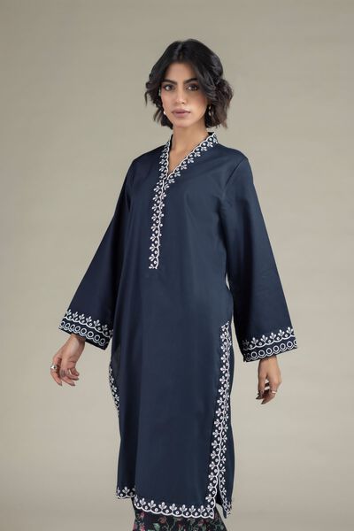 Embroidered | Textured Cotton | Kurta | AED 120.00