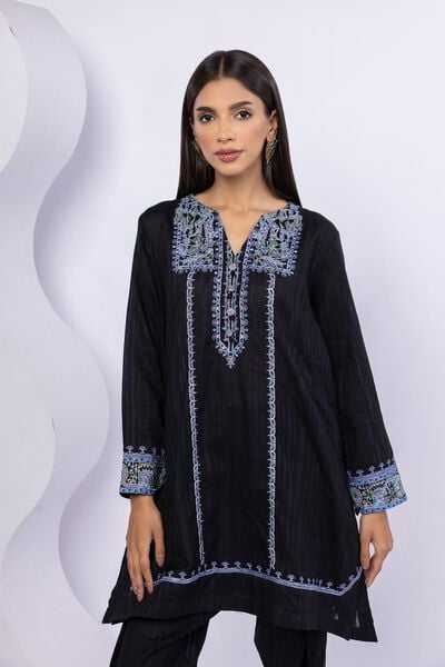 Embroidered | Leno | Kurta | AED 140.00