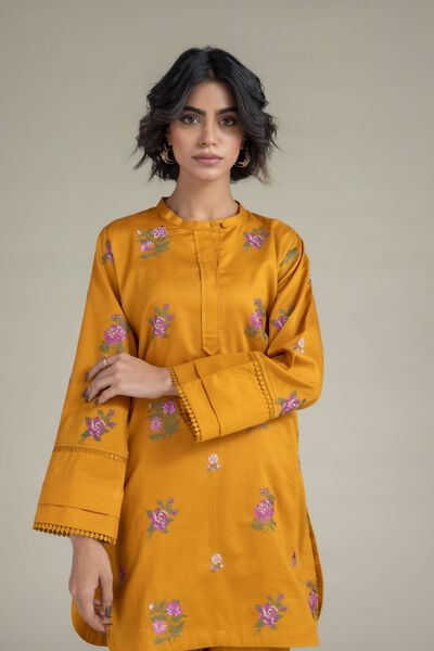 Embroidered | Textured Cotton | Kurta | AED 140.00