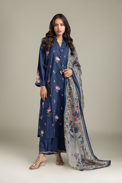 Embroidered | Textured Cotton | Kurta | AED 230.00