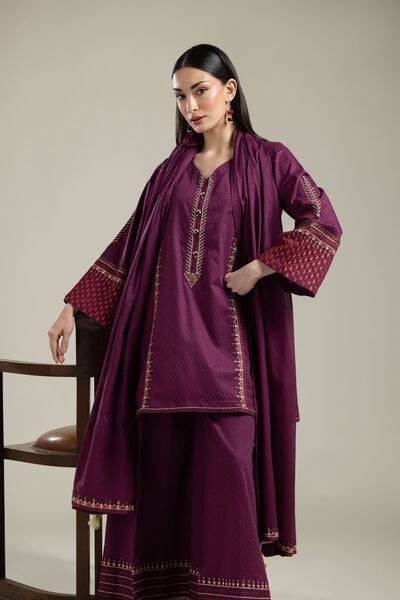 Embroidered |Cotton Dobby | V-Neck Cotton Kurta | AED 130.00
